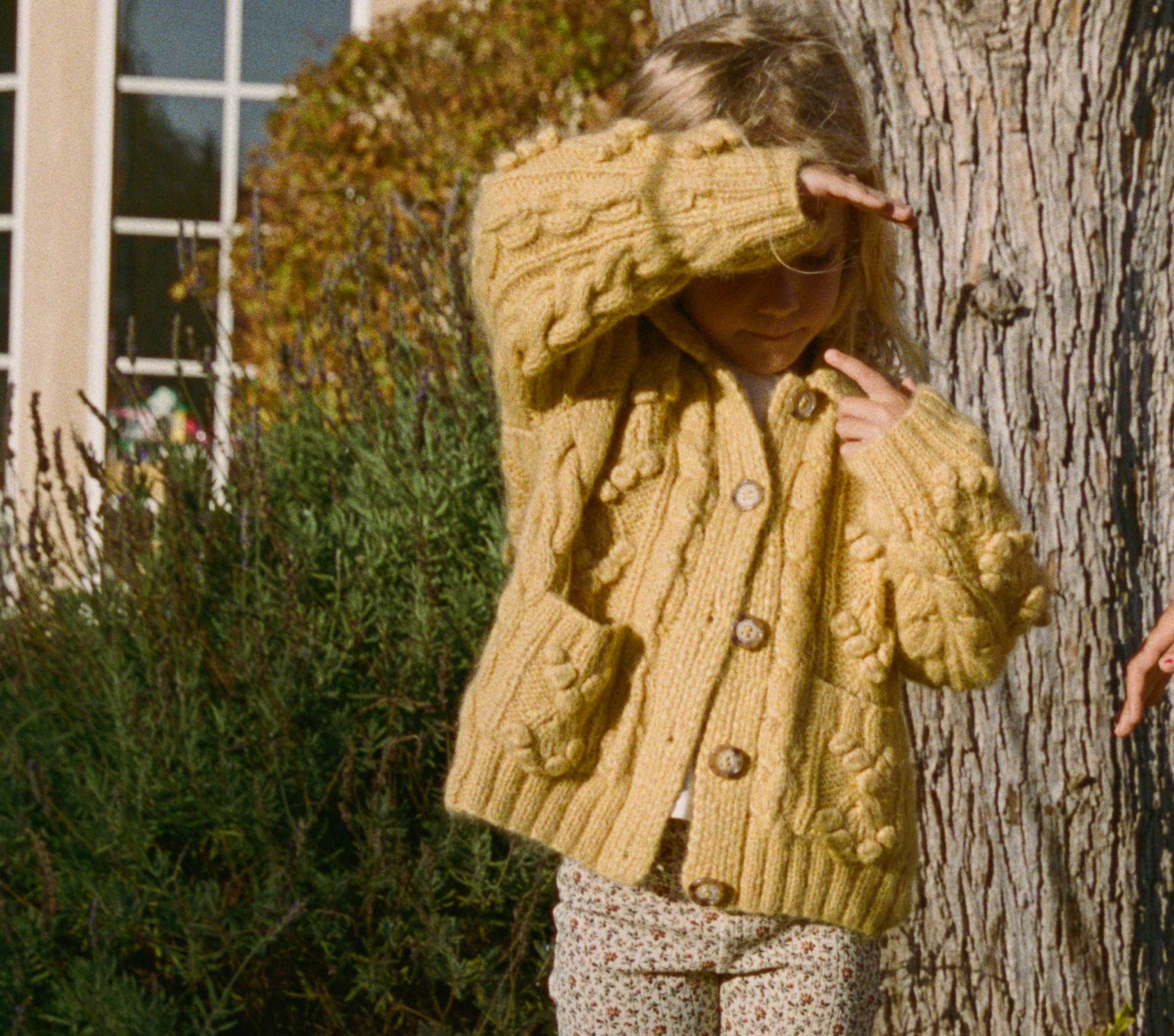 Little Rive Cardigan Sweater - Chamomile | DÔEN