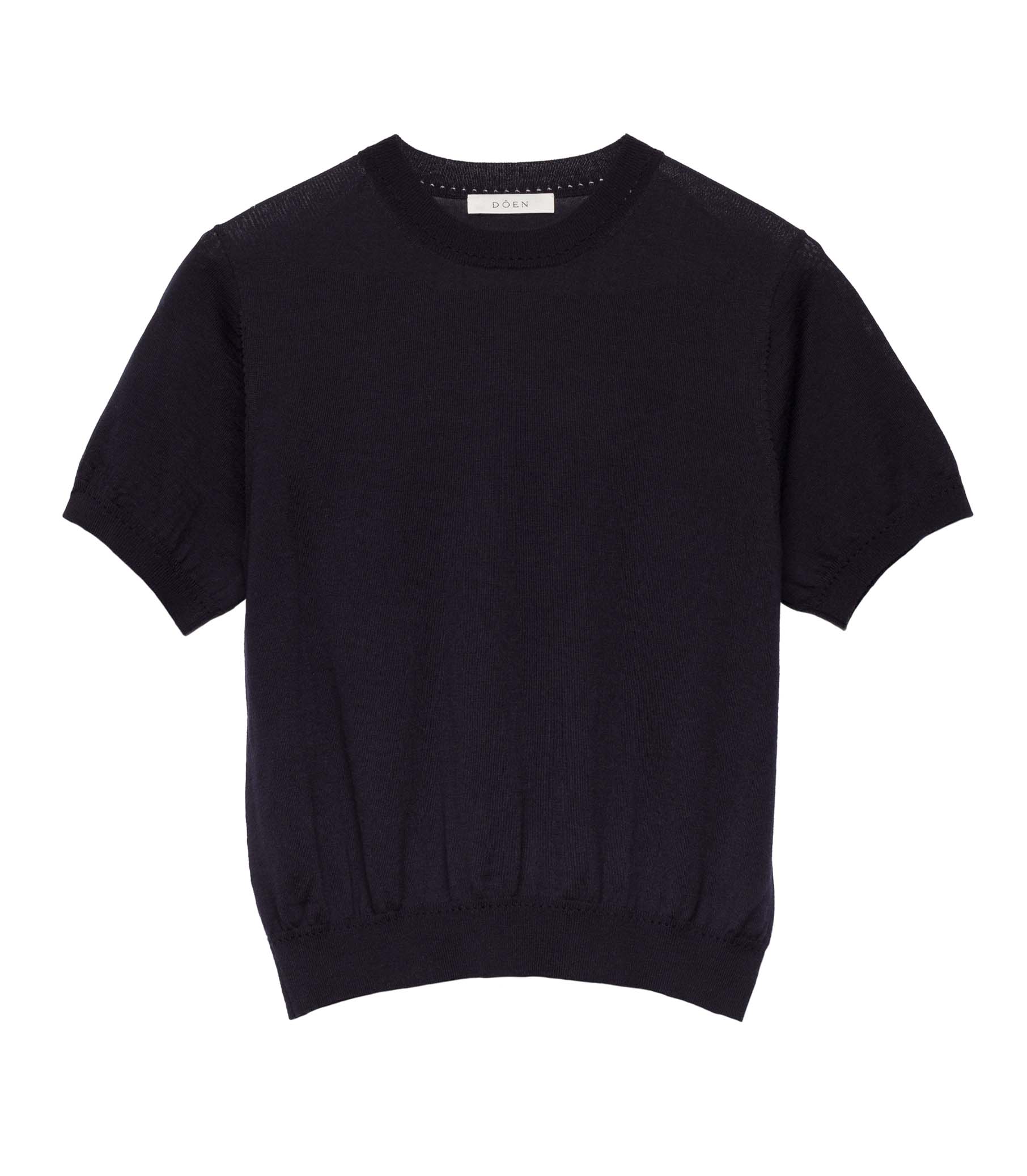 COLOMBE KNIT TOP -- DEEP NAVY view 4