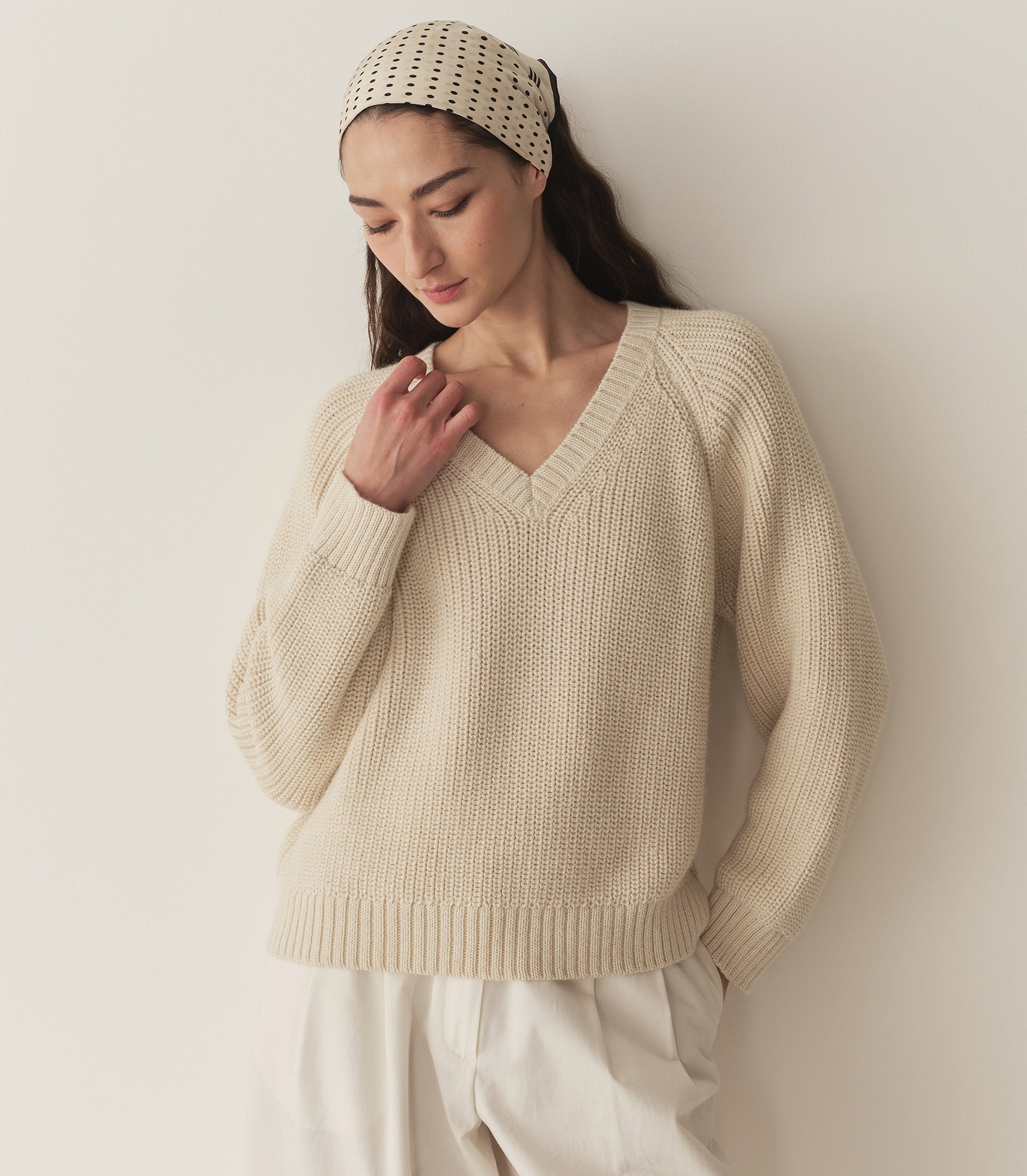 EMMONS SWEATER -- CREAM