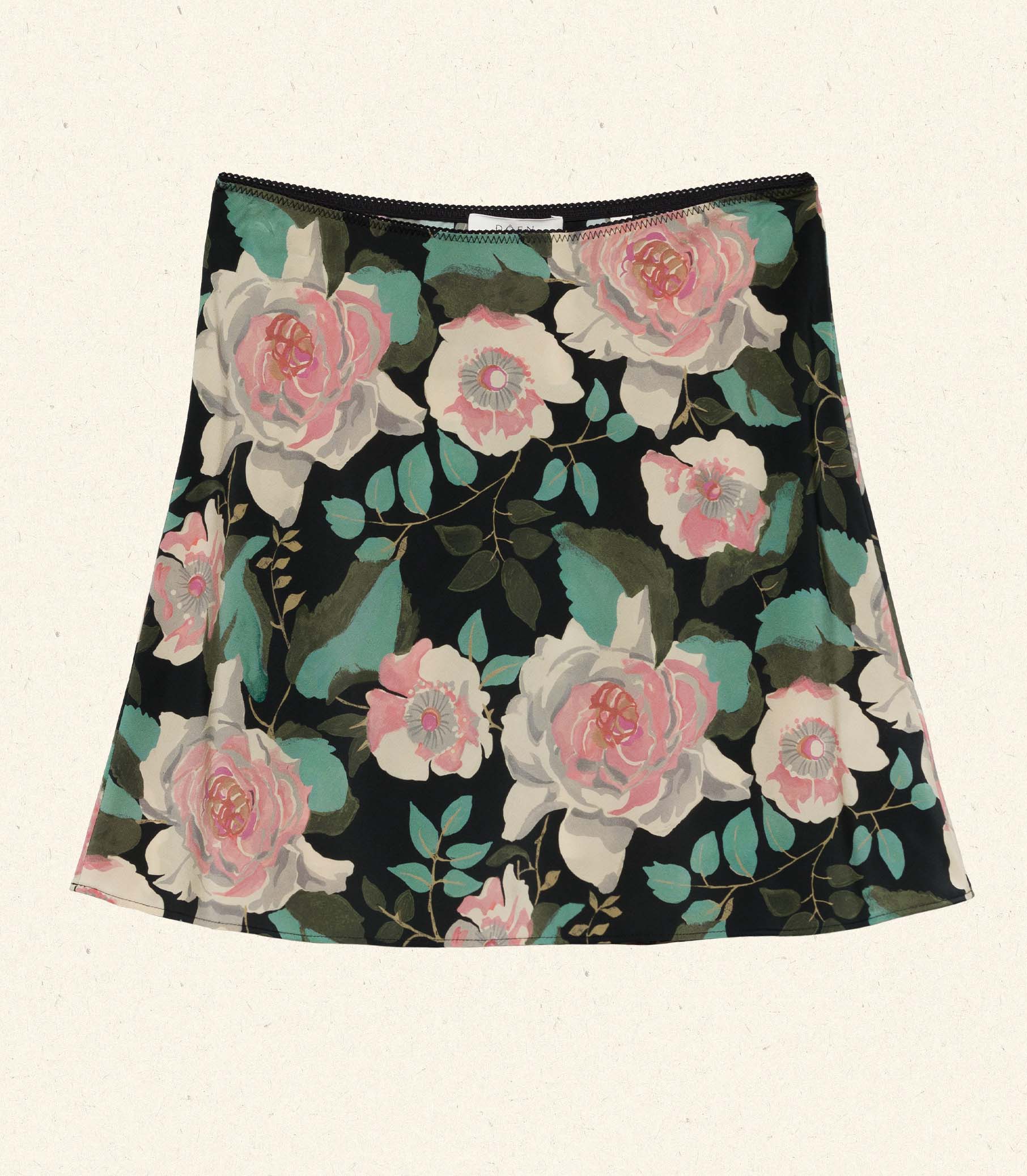 GIULIETTA SKIRT -- ROSE GARDEN FLORAL view 5