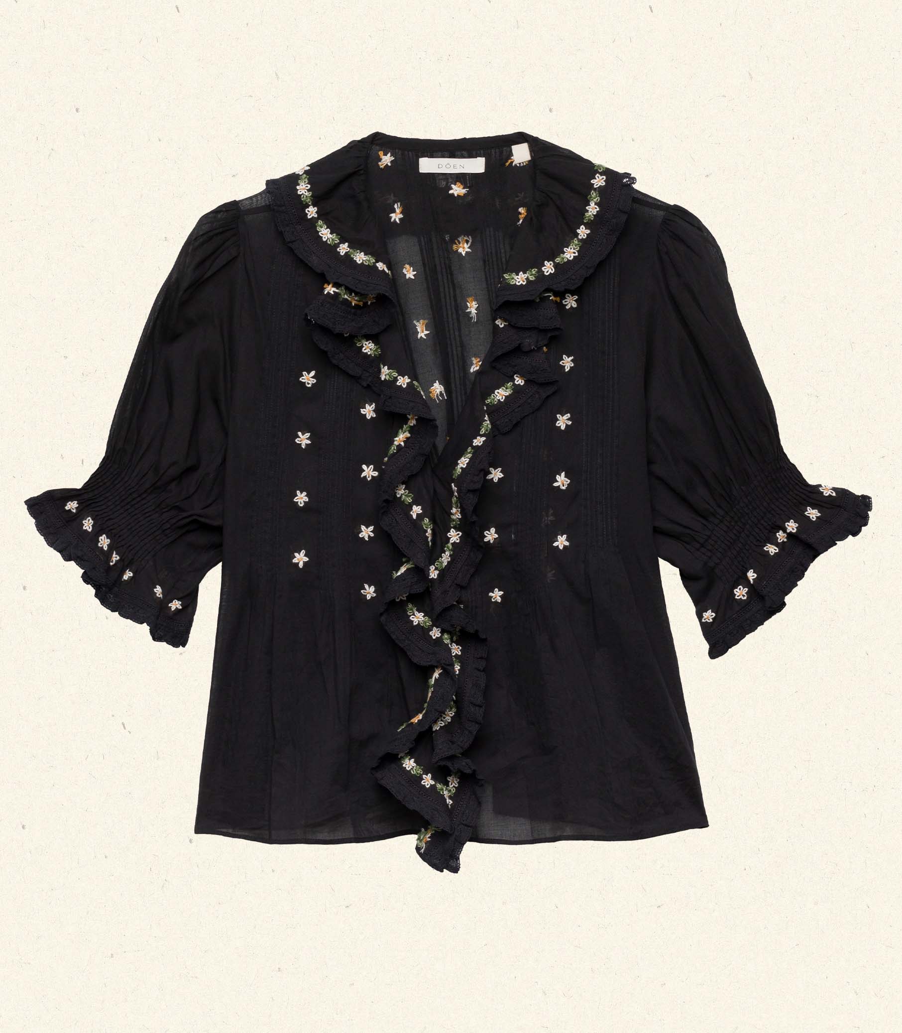 HETTIE TOP -- BLACK view 5