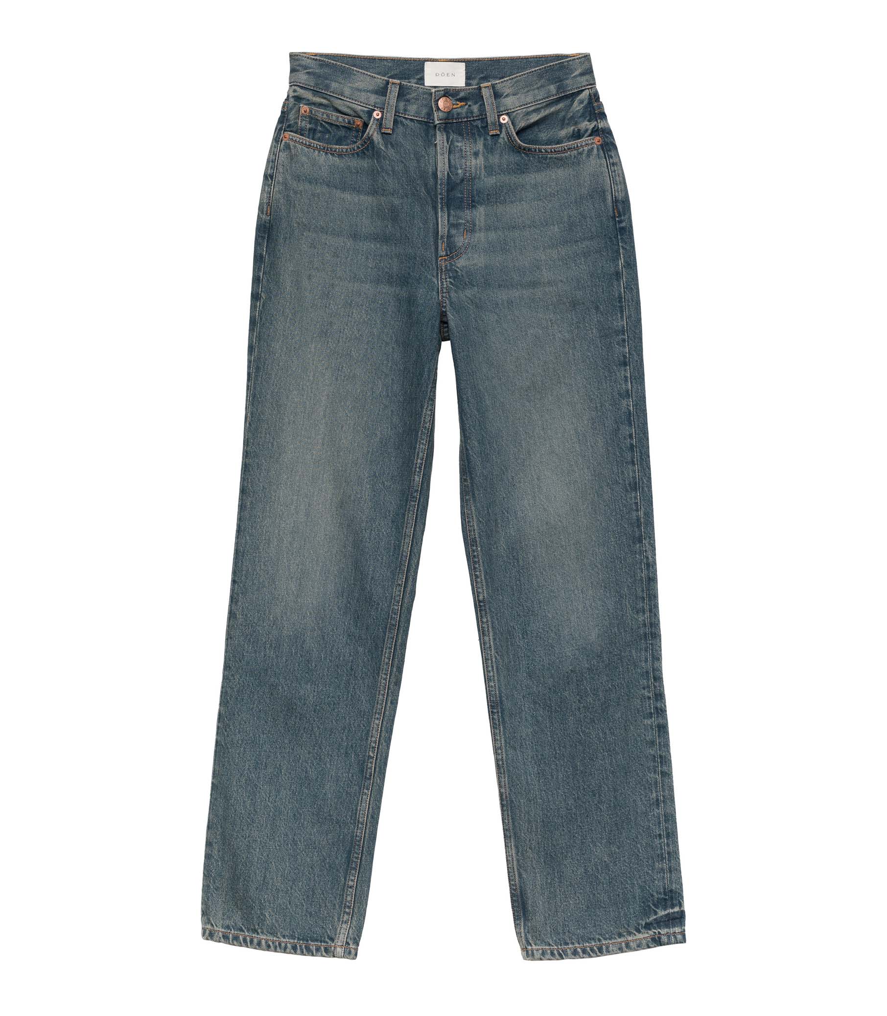 The ‘90s-inspired Leone Jean features a slightly slouchy fit, a medium rise, a button fly, and a straight leg—plus pointed back pockets and classic front pockets. 5