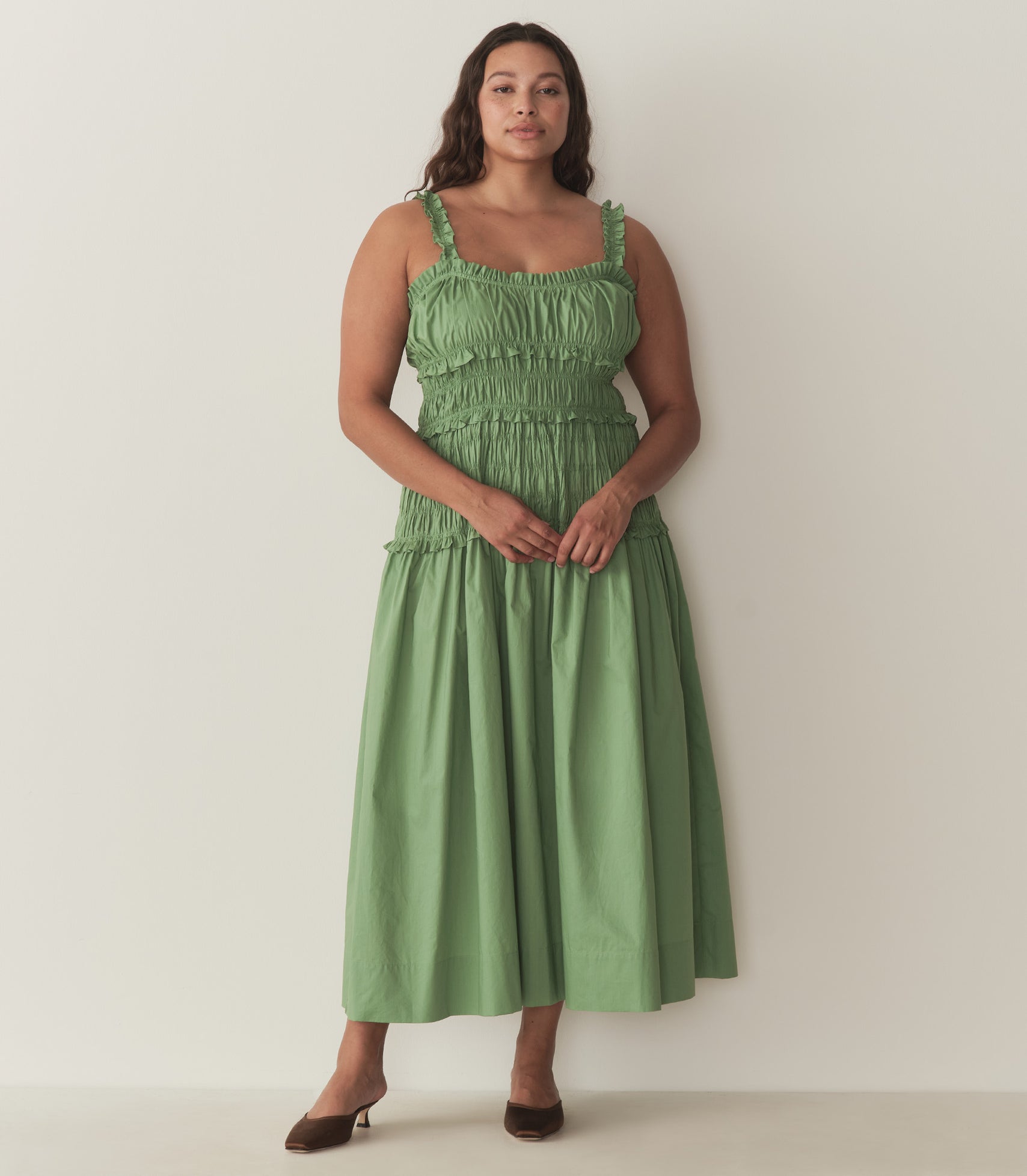 MARIANNE DRESS -- ENGLISH IVY