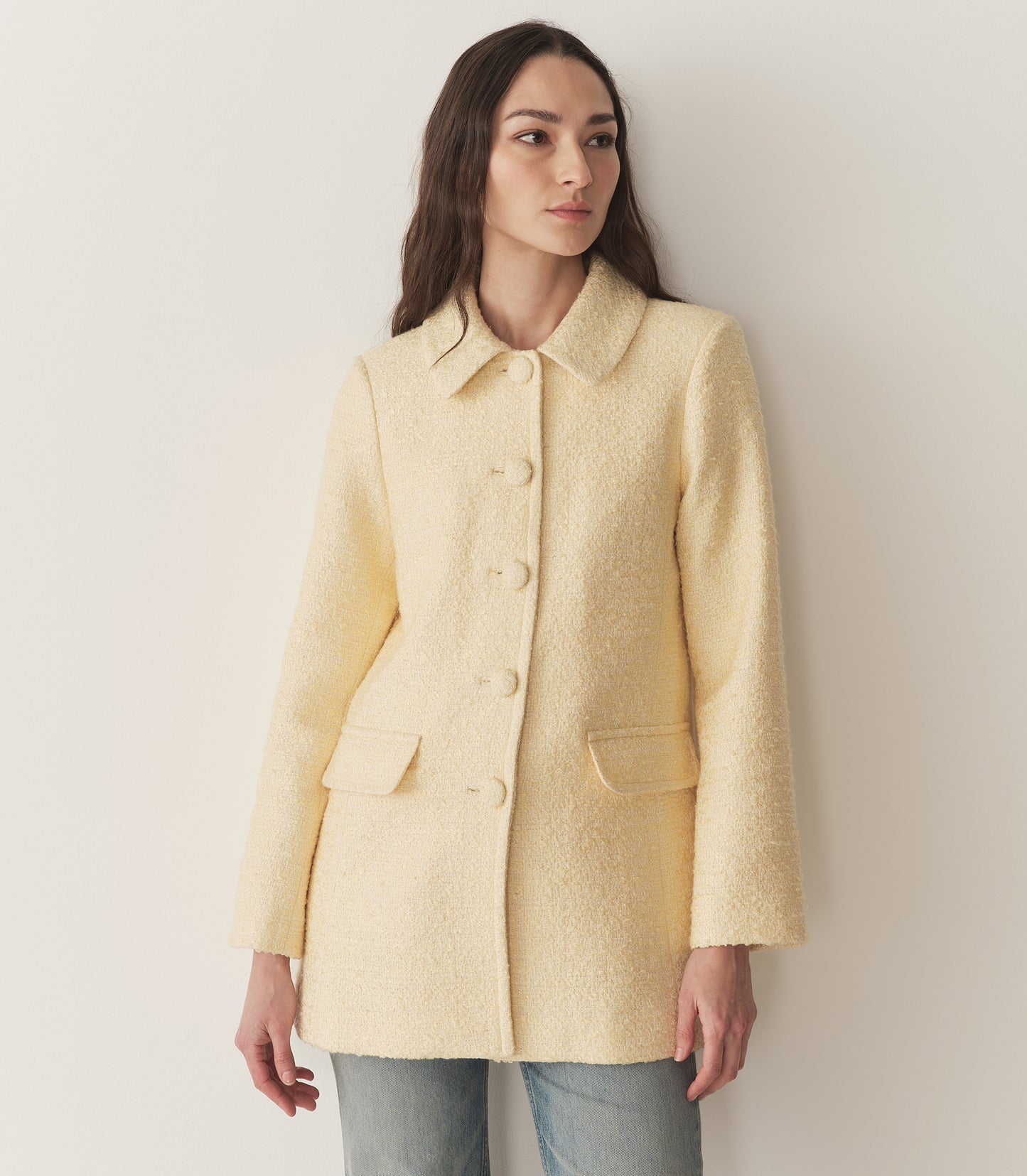 MARIBETH COAT -- WILD HONEYSUCKLE