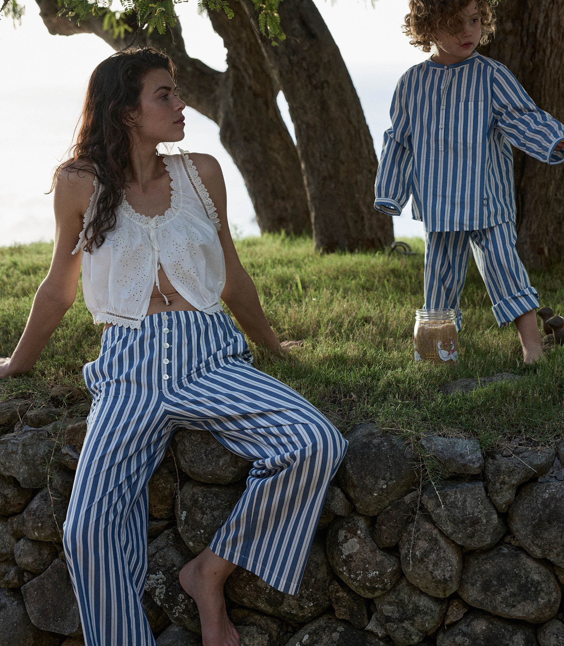 MORGAN PANT -- LUCERNE STRIPE view 3