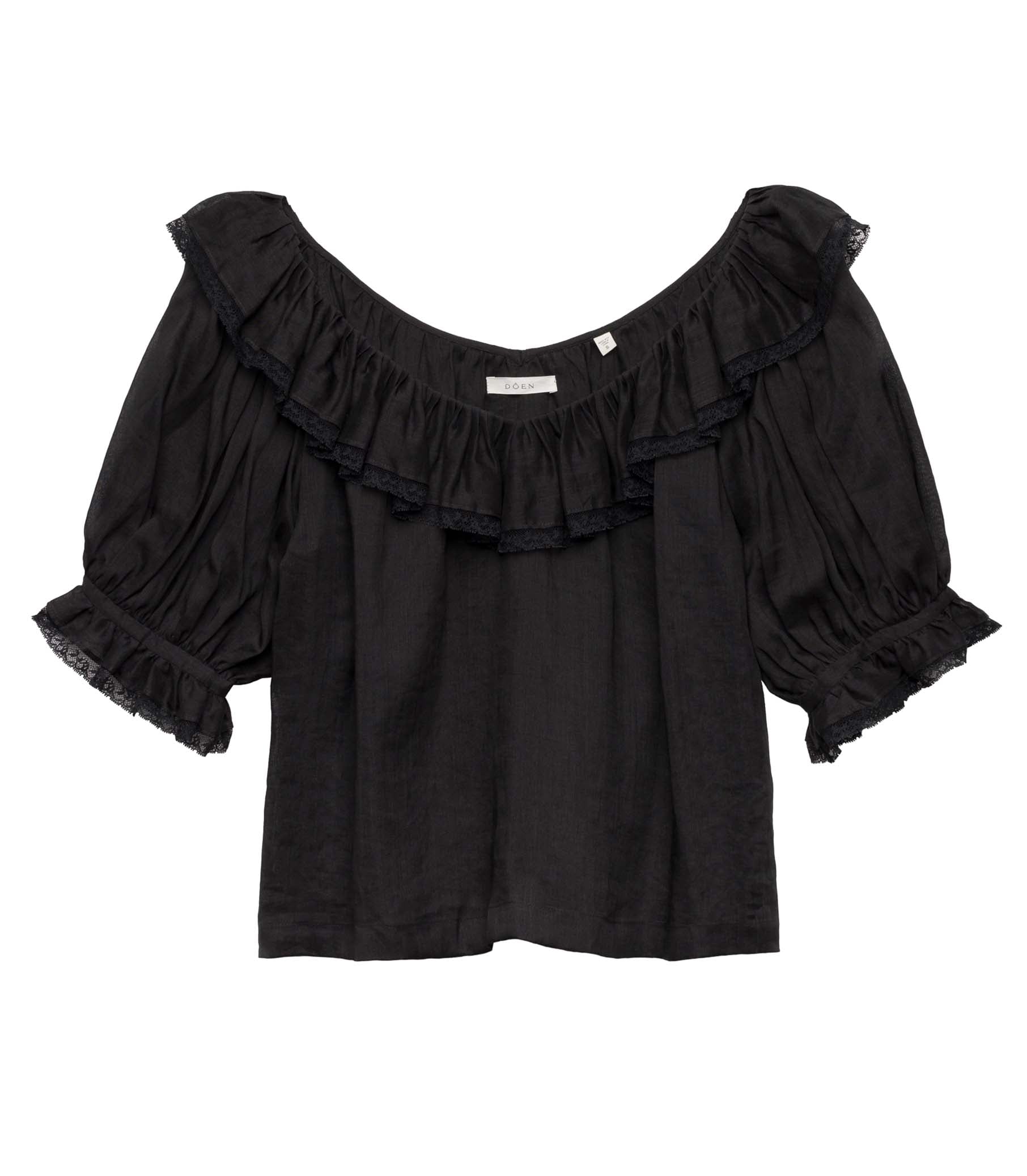 SAMARA TOP -- BLACK view 5