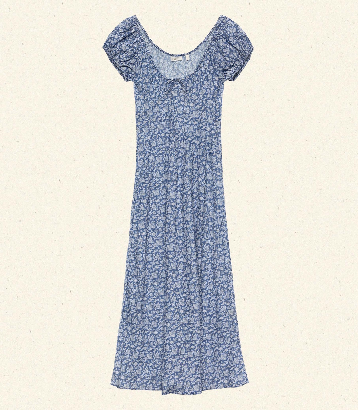 SOFIA DRESS -- BLUE PORCELAIN TEA FLORAL