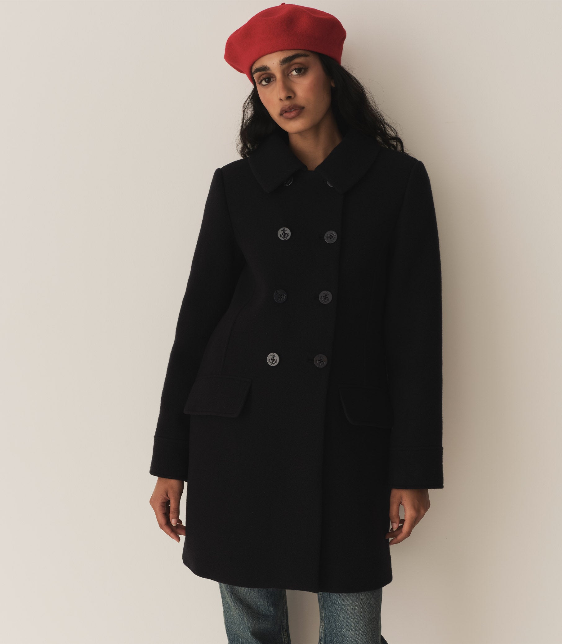 WAYFARER COAT -- DEEP NAVY view 3