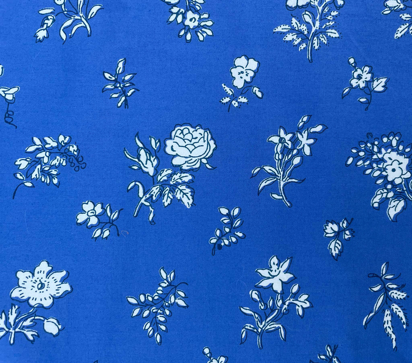 HMD -- DULCIE DRESS -- BLUE BOUTON DE ROSE