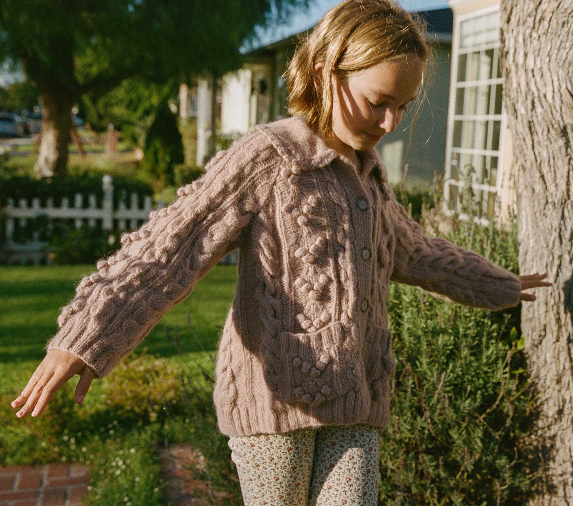 Little Rive Cardigan Sweater - Clay | DÔEN